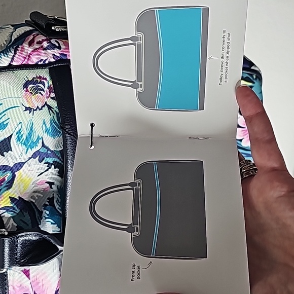 Vera Bradley Lay Flat Weekender Bag - Picture 6 of 9